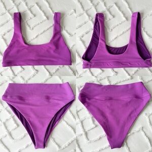 Beach Riot glowing purple bikini • 2 pieces
